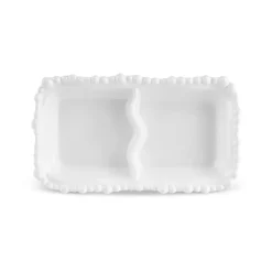Karaca Perla Melamine Snack Bowl, 23cm, White