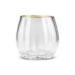 Karaca Priscilla 6-Piece Glass Set for 6 People, 380ml, Gold