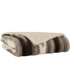 Karaca Rabbit Powder Sherpa Blanket, 130x150cm, Single, Grey