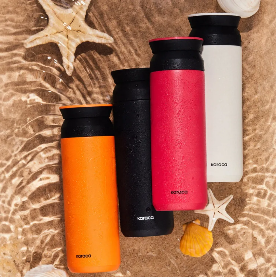 Karaca Rainbow Leak-Proof Stainless Steel Flask, 500ml, Red