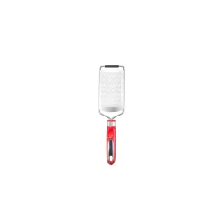 Karaca Retro Stainless Steel Multi Function Grater, 28,8cm, Red Silver