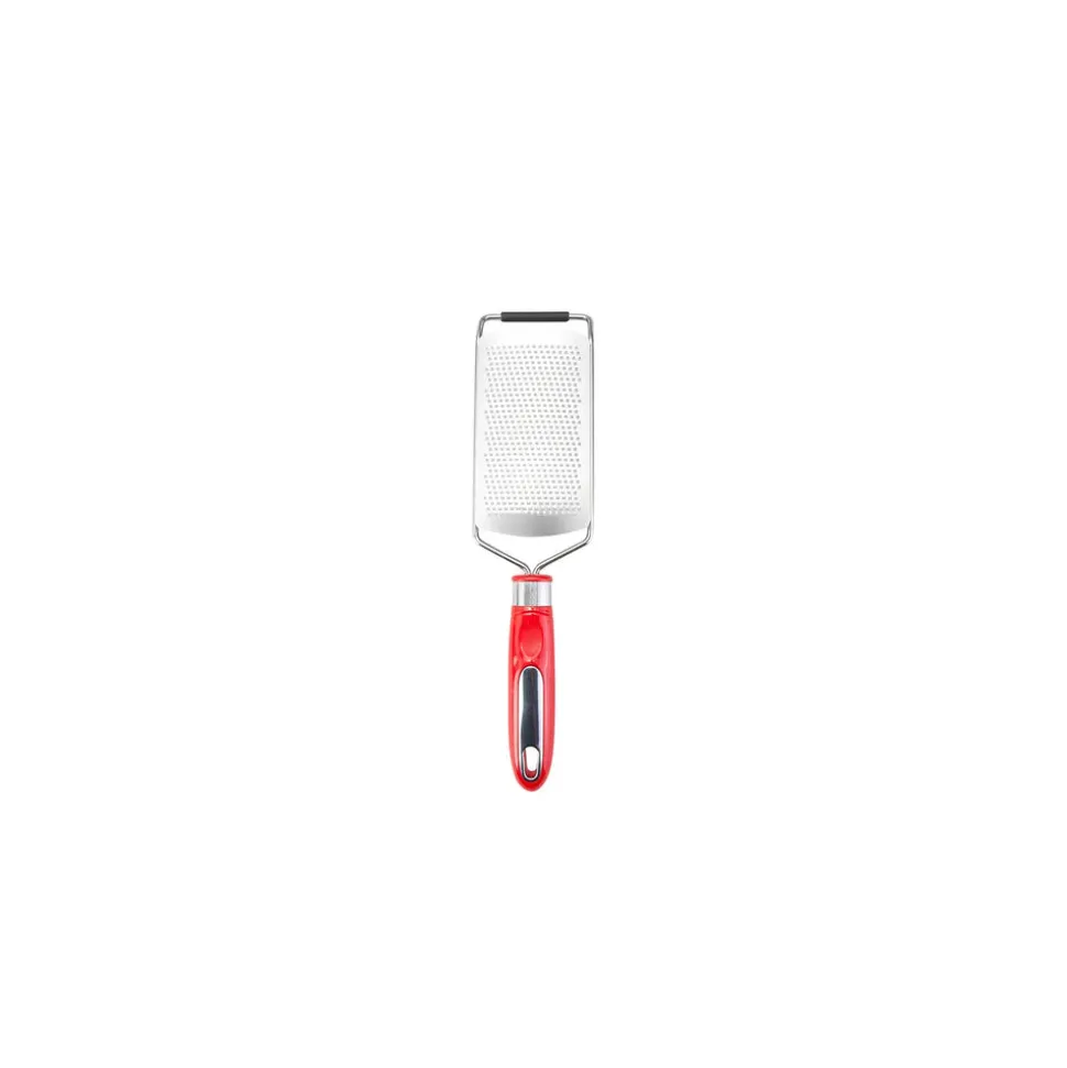 Karaca Retro Stainless Steel Multi Function Grater, 28,8cm, Red Silver