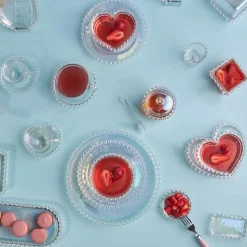 Karaca Rory Glass Cake Dome with Stand, 19cm, Transparent