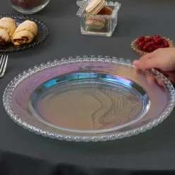 Karaca Rory Glass Placemat, 32cm, Luster