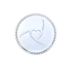 Karaca Rory Glass Serving Dish, 23cm, Transparent
