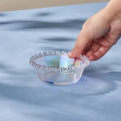 Karaca Rory Glass Snack Bowl, 11cm, Transparent