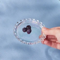 Karaca Rory Glass Snack Bowl, 9cm, Transparent