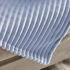 Karaca Ruby Stripe Wellsoft Blanket, Double, Blue