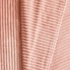Karaca Ruby Stripe Wellsoft Blanket, Double, Pink