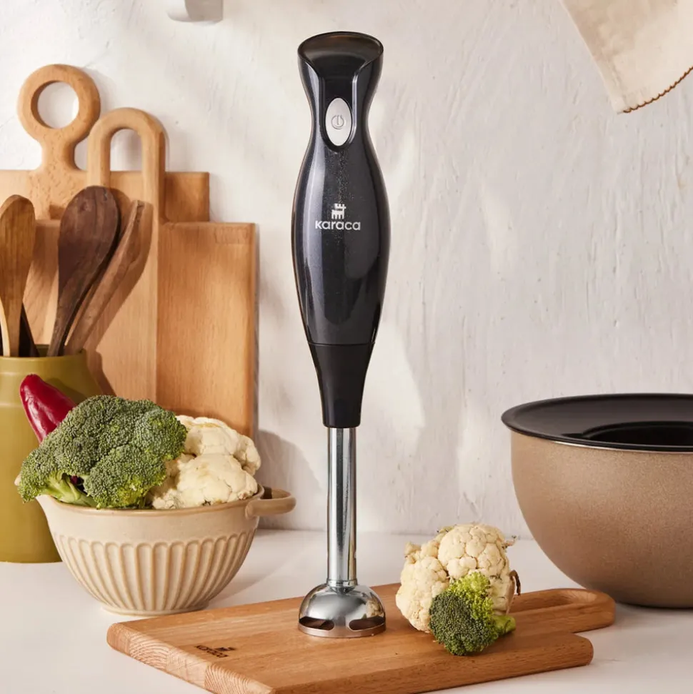 Karaca Shiny Hand Blender, 550W, Black