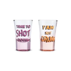 Karaca Shotless 4-Piece Shot Glass Set for 4 People, 34ml, Multi