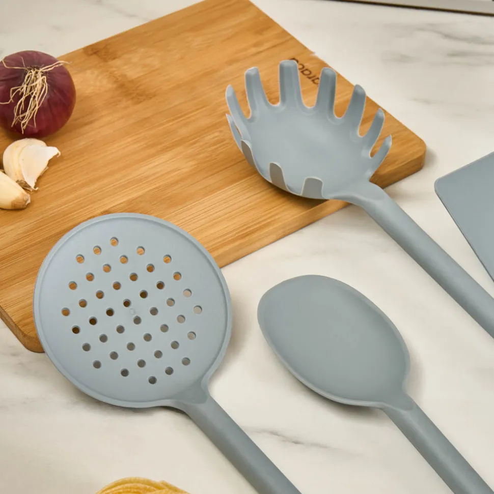 Karaca Simple 5-Piece Utensil Set, Grey
