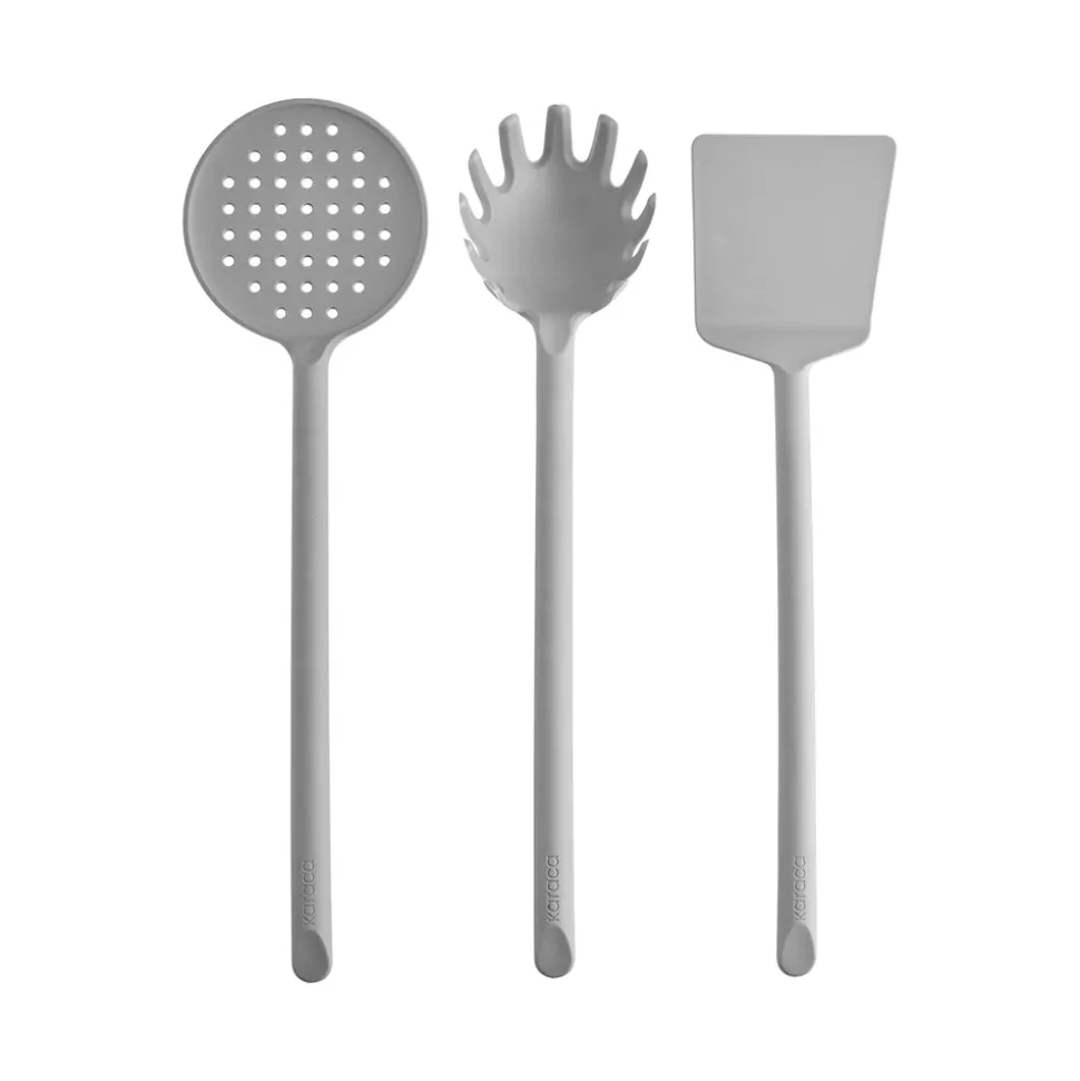 Karaca Simple 5-Piece Utensil Set, Grey