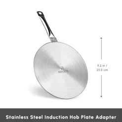Karaca Stainless Steel Induction Hob Plate Adapter, 23.5cm, Grey