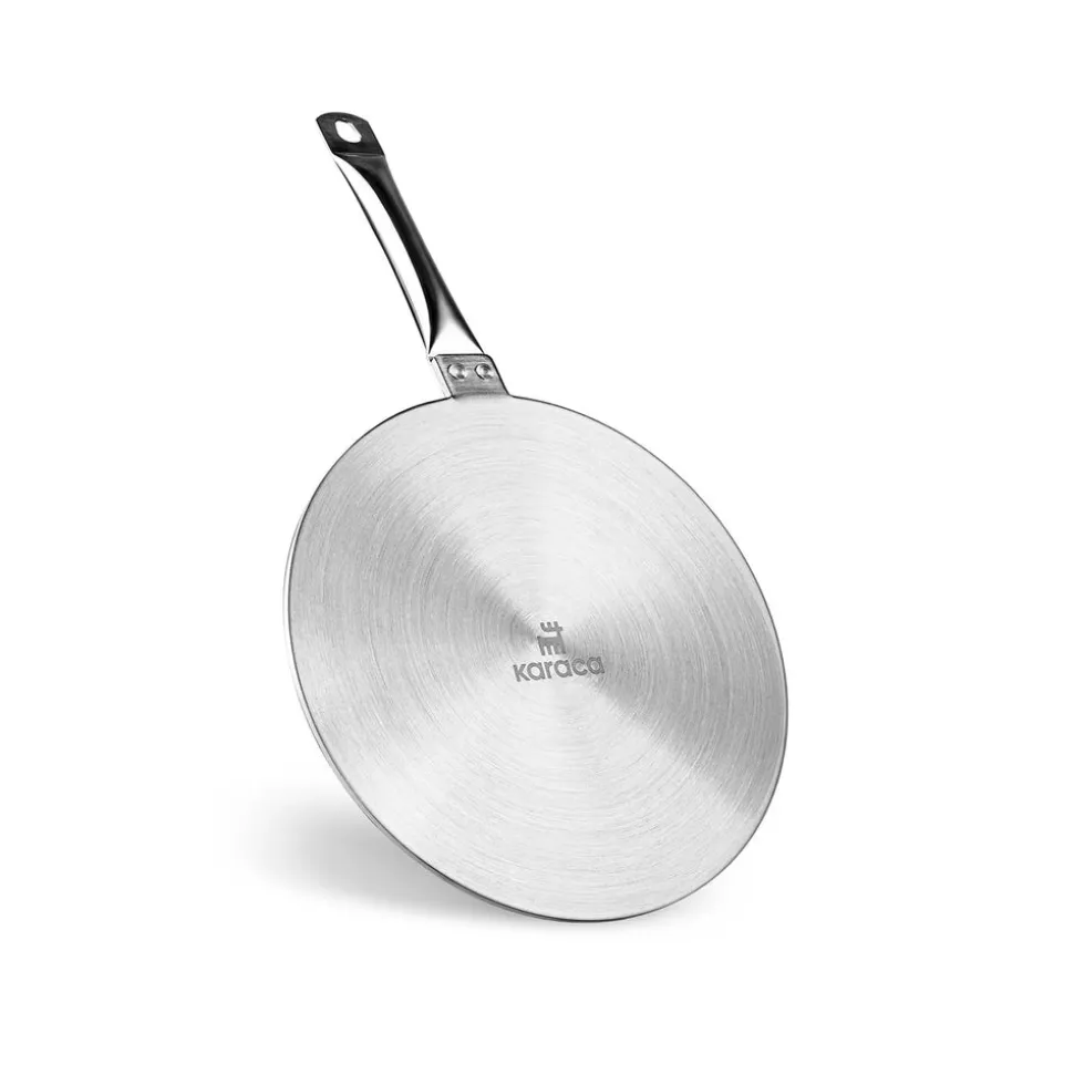 Karaca Stainless Steel Induction Hob Plate Adapter, 19cm, Grey