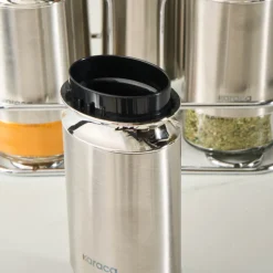 Karaca Stellum 6-Piece Spice Jar Set, Inox