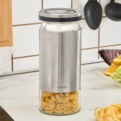 Karaca Stellum Storage Jar, 1210ml, Inox