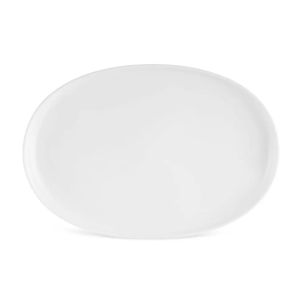 Karaca Stream Bone China Hole 34-Piece Serveware Set for 6 People, White