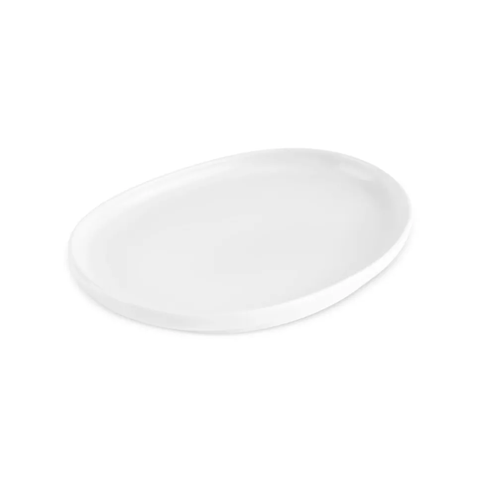 Karaca Stream Bone China Hole 34-Piece Serveware Set for 6 People, White
