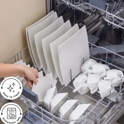 Karaca Stream Pure Perfect White 32-Piece Serveware Set for 6 People, White