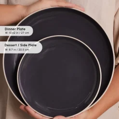 Karaca Terra 36-Piece Dinner Set for 8 People, Anthratice