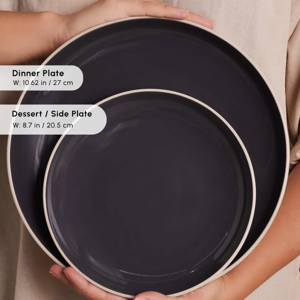 Karaca Terra 36-Piece Dinner Set for 8 People, Anthratice