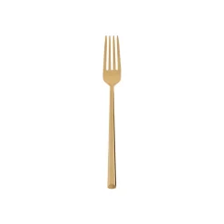 Karaca Tivoli 30-Piece Stainless Steel Cutlery Set for 6 People, Gold