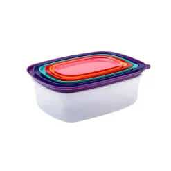 Karaca Vicks Bailando 6 Piece Storage Container, 2.9L, Multi