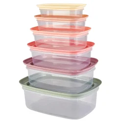 Karaca Vicks Light 6 Piece Storage Container Set, Multi
