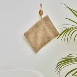 Karaca Wheat 100% Turkish Cotton Washcloth, 16cmX22cm, Mocha