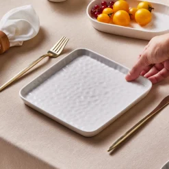 Karaca x by Refika Bembeyaz Bone China Dessert/Side Plate, 18cm, White