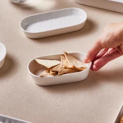 Karaca x by Refika Bembeyaz Bone China Snack Bowl, 13cm, White