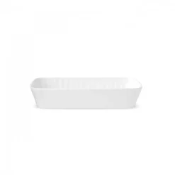 Karaca x by Refika Bembeyaz Bone China Serving Platter, 18cm, White