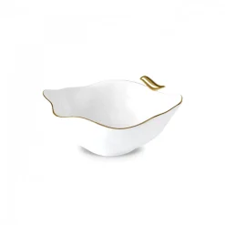 Karaca X Müge Anlı Bone China Bowl, Gold White