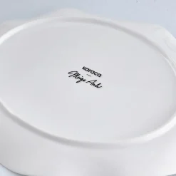 Karaca X Müge Anlı Bone China Napkin Holder, Gold White