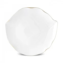 Karaca X Müge Anlı Bone China Serving Platter, 27cm, Gold White