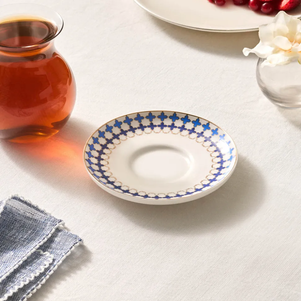 Karaca x Refika'dan Tatlıcan Porcelain Tea Plate, Blue White