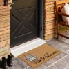 Kasmir Rugs Cat Welcome Coco Door Mat, 40cmx60cm, Multi