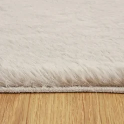 Kasmir Rugs 7/24 Cosy Premium Faux Fur Rug, 120cmx120cm, Gray