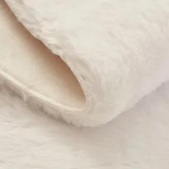 Kasmir Rugs 7/24 Premium Faux Fur Rug, 70cmx100cm, White