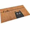 Kasmir Rugs 7/24 Sare Hello Decorative Door Mat, 45cmx75cm, Multi