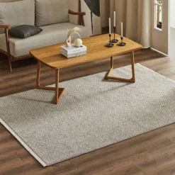 Kasmir Rugs 7/24 Scandinavian Premium Linda V2 Rug, 80cmx150cm, Grey White