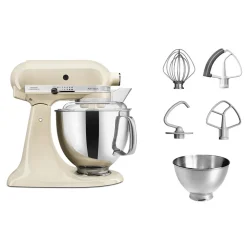 KitchenAid Artisan Tilt-Head Stand Mixer, 4.8L, 300W, Almond Cream