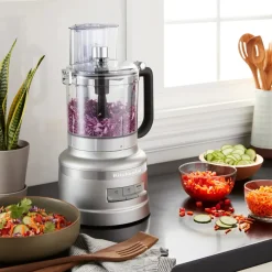 KitchenAid 3 in 1 Food Processor, 300W , Contour Silver