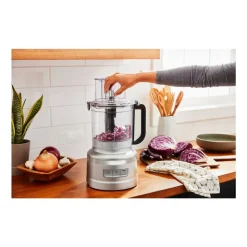 KitchenAid 3 in 1 Food Processor, 300W , Contour Silver