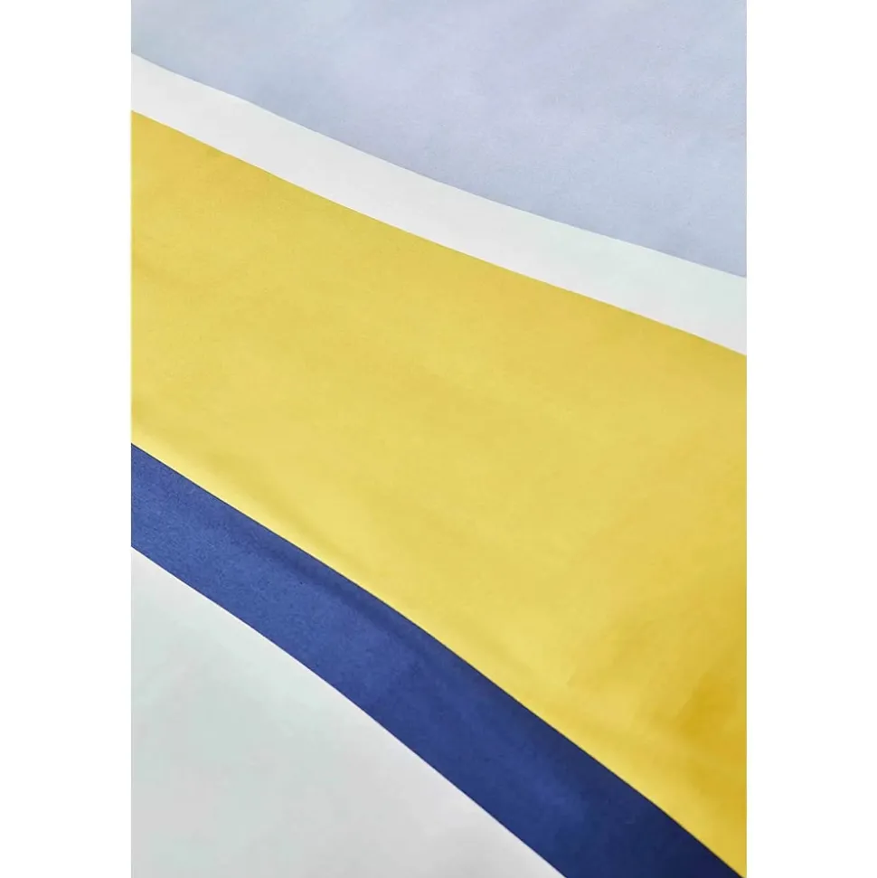 Nautica Home Bold 100% Cotton Duvet Cover Set, Single, 140cmx200cm, Yellow Multi