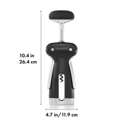 OXO Steel Winged Corkscrew With Removable Foil Cutter