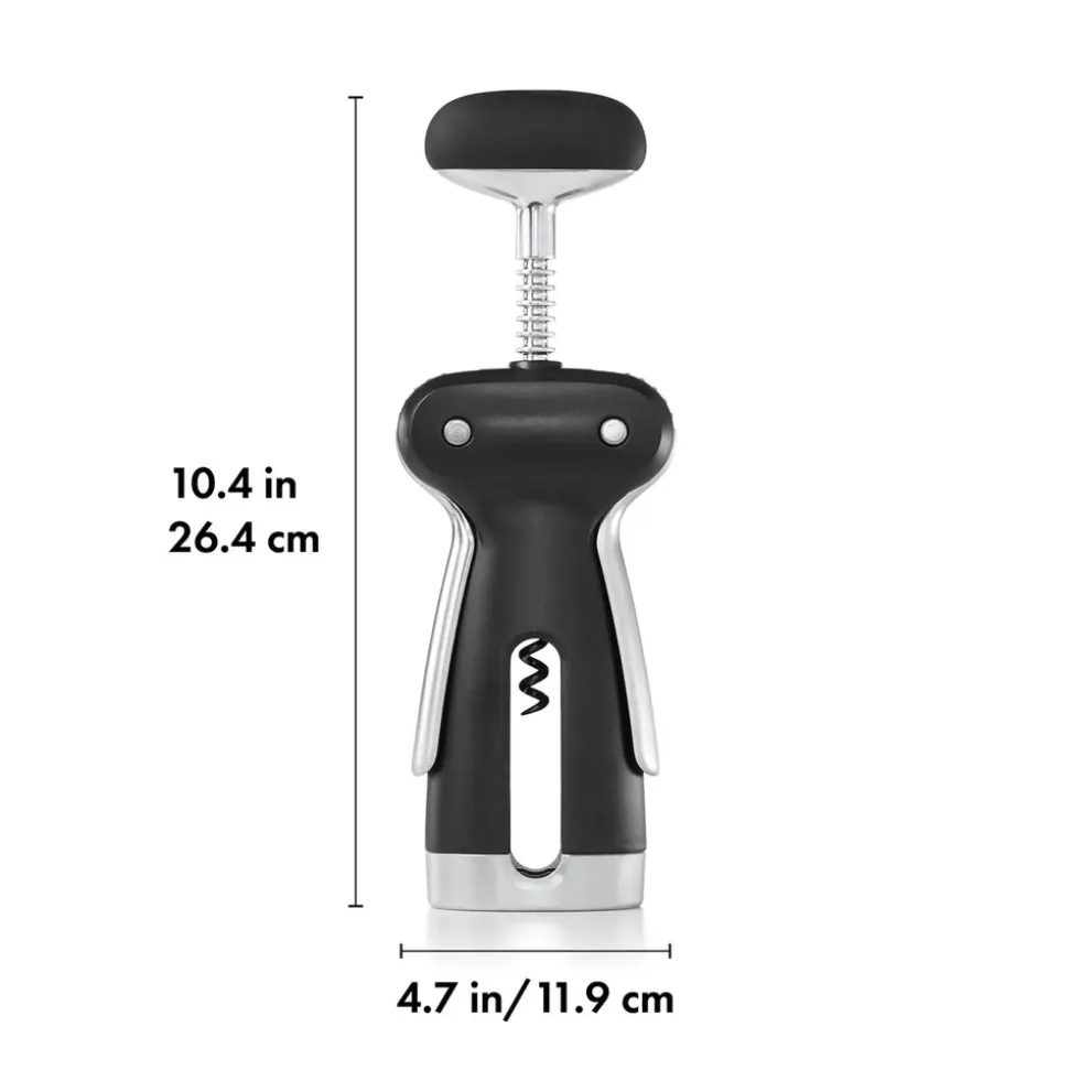 OXO Steel Winged Corkscrew With Removable Foil Cutter