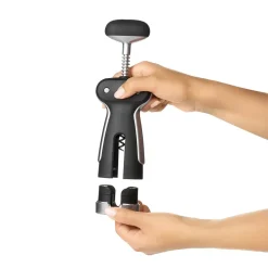 OXO Steel Winged Corkscrew With Removable Foil Cutter
