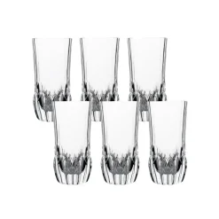 Rcr Adagio 6-Piece Highball Glass Set, 400ml, Transparent